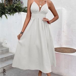 Shein white dress